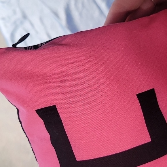 Pink VS Vintage Dorm Room Hott Pink Love Pink Throw Pillow - Picture 8 of 9